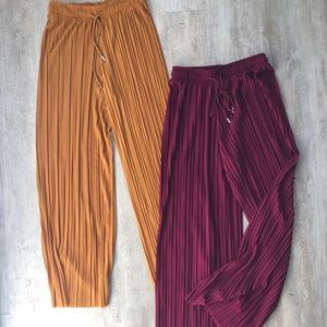 Wide leg pants